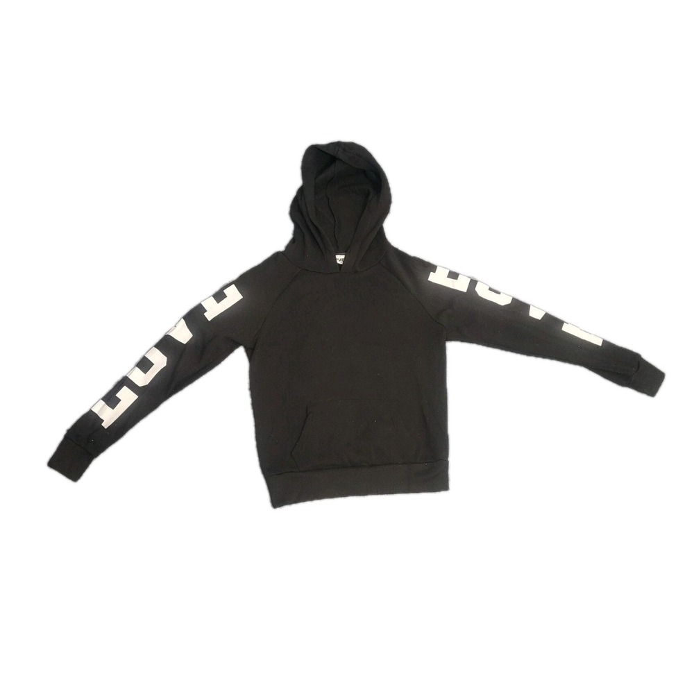Love‎ Women's Black Cropped Hoodie Size M
